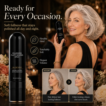 Last Day Promotion 50% OFF🔥Fluffy Hair Shaping Spray, Long Lasting Peach Scent Volumizing Hair Mist for All-Day Hold