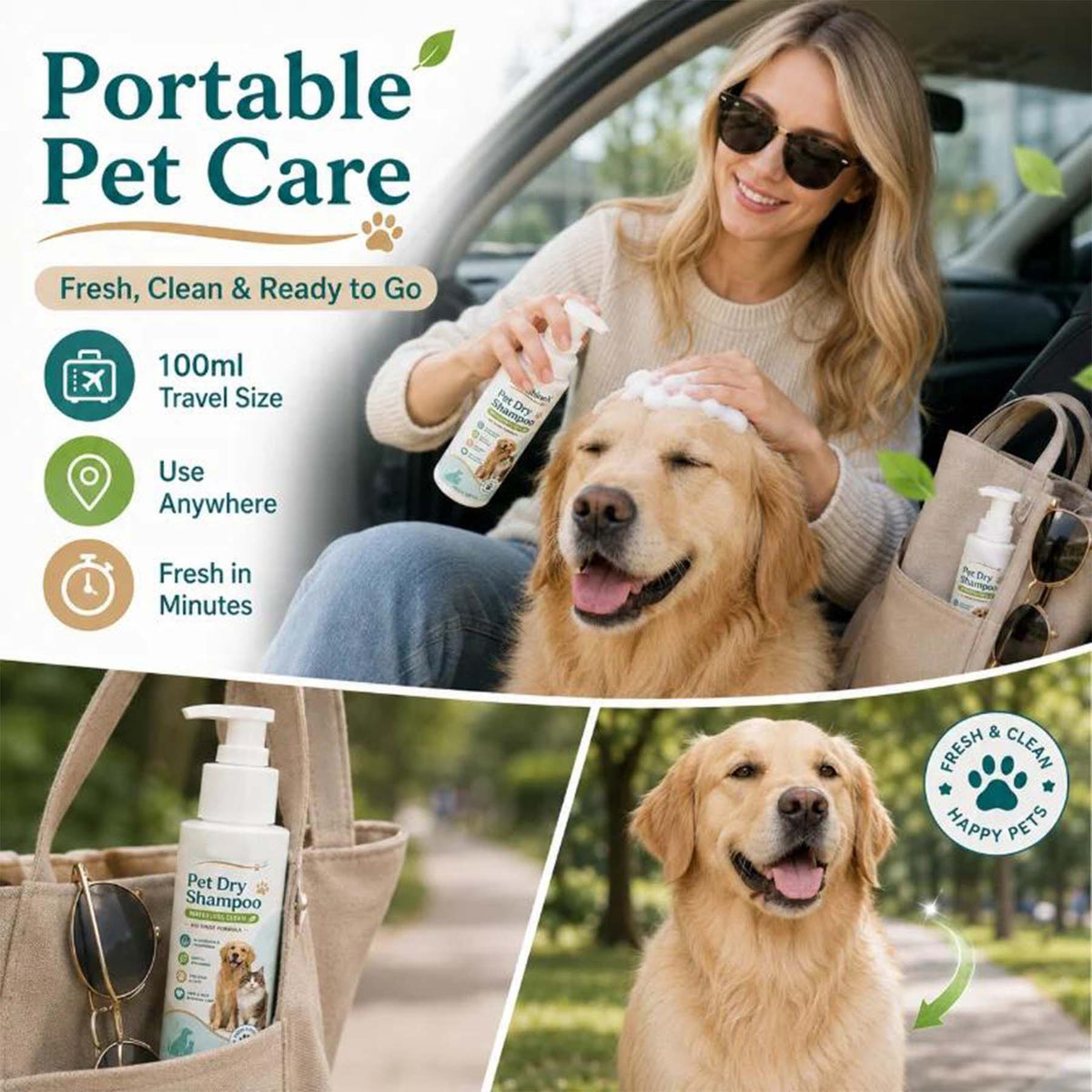 🥳HOT SALE🥳💞Waterless pet freshener, No-rinse, deodorizing & gentle. Fresh pet in minutes – grab yours!
