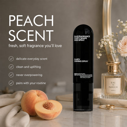 Last Day Promotion 50% OFF🔥Fluffy Hair Shaping Spray, Long Lasting Peach Scent Volumizing Hair Mist for All-Day Hold