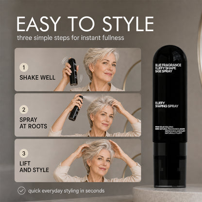 Last Day Promotion 50% OFF🔥Fluffy Hair Shaping Spray, Long Lasting Peach Scent Volumizing Hair Mist for All-Day Hold