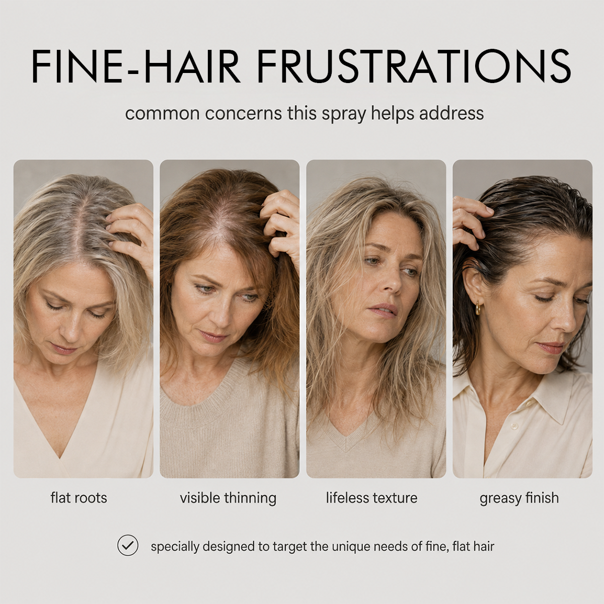 Last Day Promotion 50% OFF🔥Fluffy Hair Shaping Spray, Long Lasting Peach Scent Volumizing Hair Mist for All-Day Hold