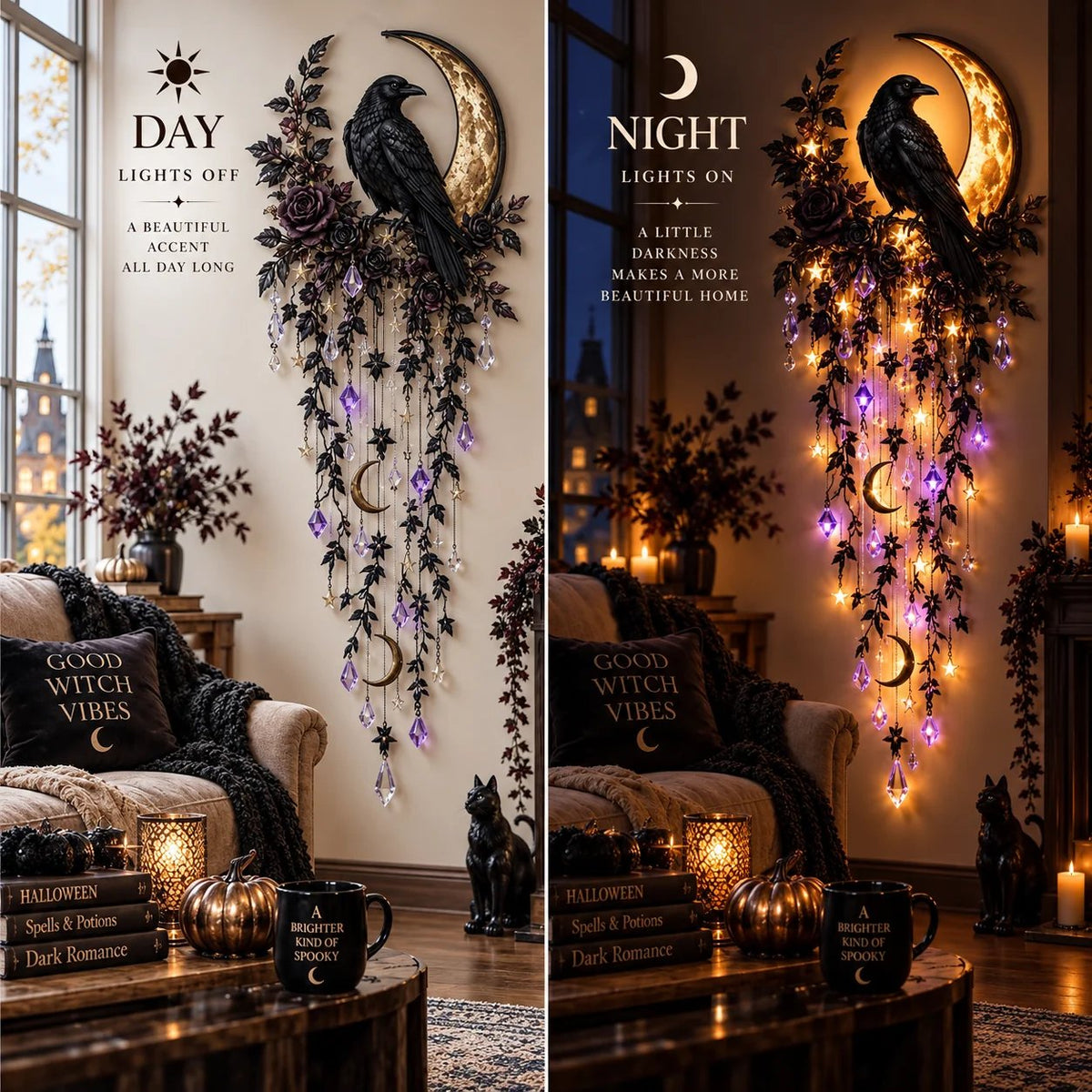 Last Day 49% OFF🔥Elegant Halloween Cascade Wall Light Collection