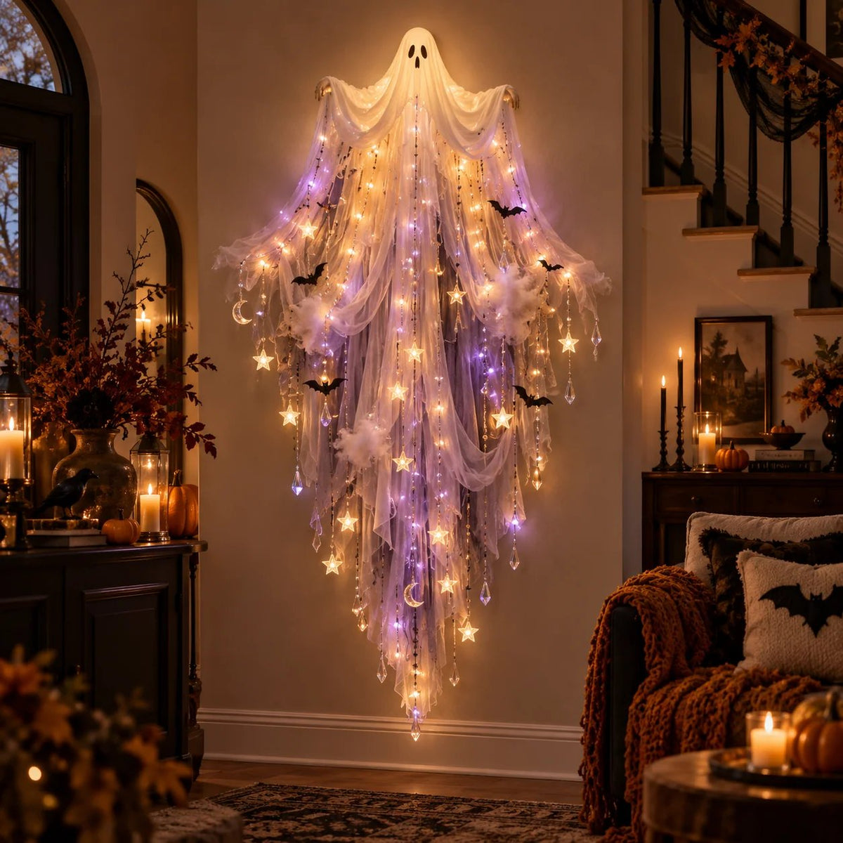 Last Day 49% OFF🔥Elegant Halloween Cascade Wall Light Collection