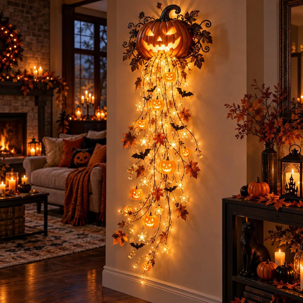 Last Day 49% OFF🔥Elegant Halloween Cascade Wall Light Collection