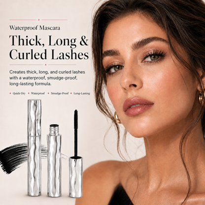 LAST DAY PROMOTION 52% OFF- BUY 1 GET 1 FREE💜Waterproof Curling & Lengthening Mascara