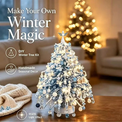 🔥🔥Juexio® DIY Beaded Crystal Christmas Tree Kit | Sparkling Tabletop Holiday Decor & Stress-Relief Crafting Gift for Women & Home
