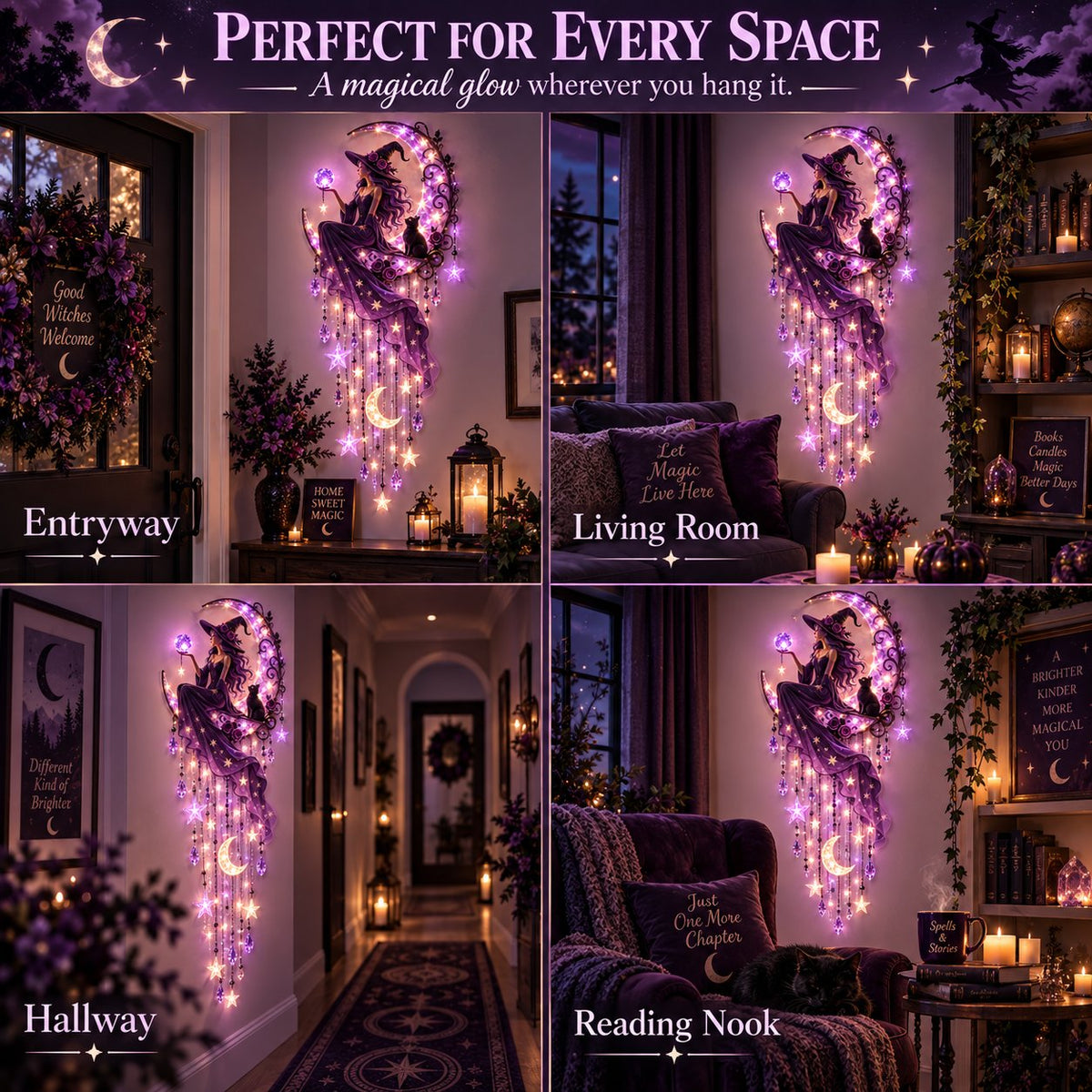 Last Day 49% OFF🔥Elegant Halloween Cascade Wall Light Collection