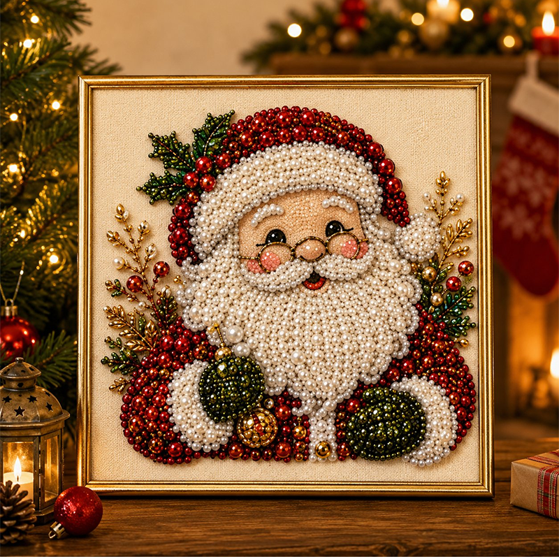 ⏳Last Day Sale Only $26.99!!🎁💎DIY Christmas Pearl Diamond Art Kit🎨Relaxing & Beginner-Friendly