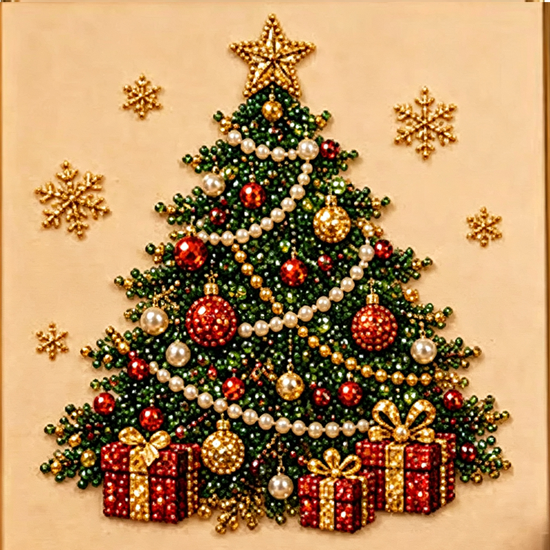 ⏳Last Day Sale Only $26.99!!🎁💎DIY Christmas Pearl Diamond Art Kit🎨Relaxing & Beginner-Friendly
