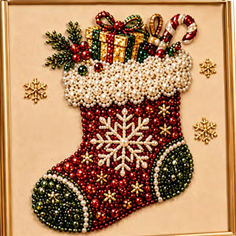 ⏳Last Day Sale Only $26.99!!🎁💎DIY Christmas Pearl Diamond Art Kit🎨Relaxing & Beginner-Friendly